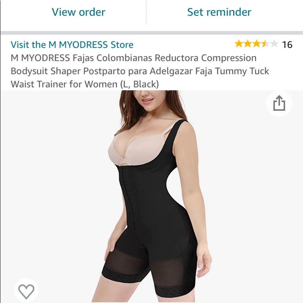 BBL compression garment like new.   Medium